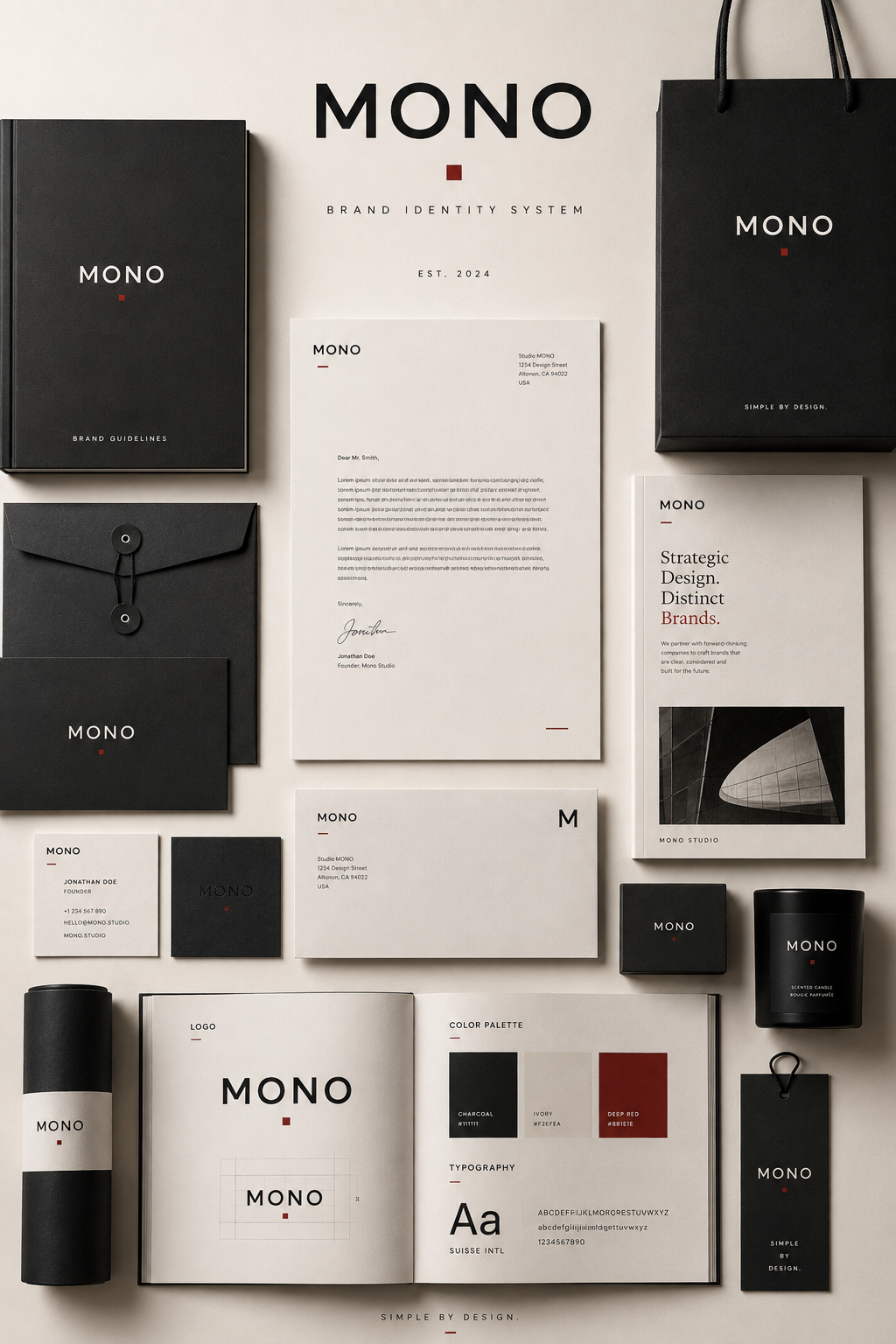 MONO brand identity cover