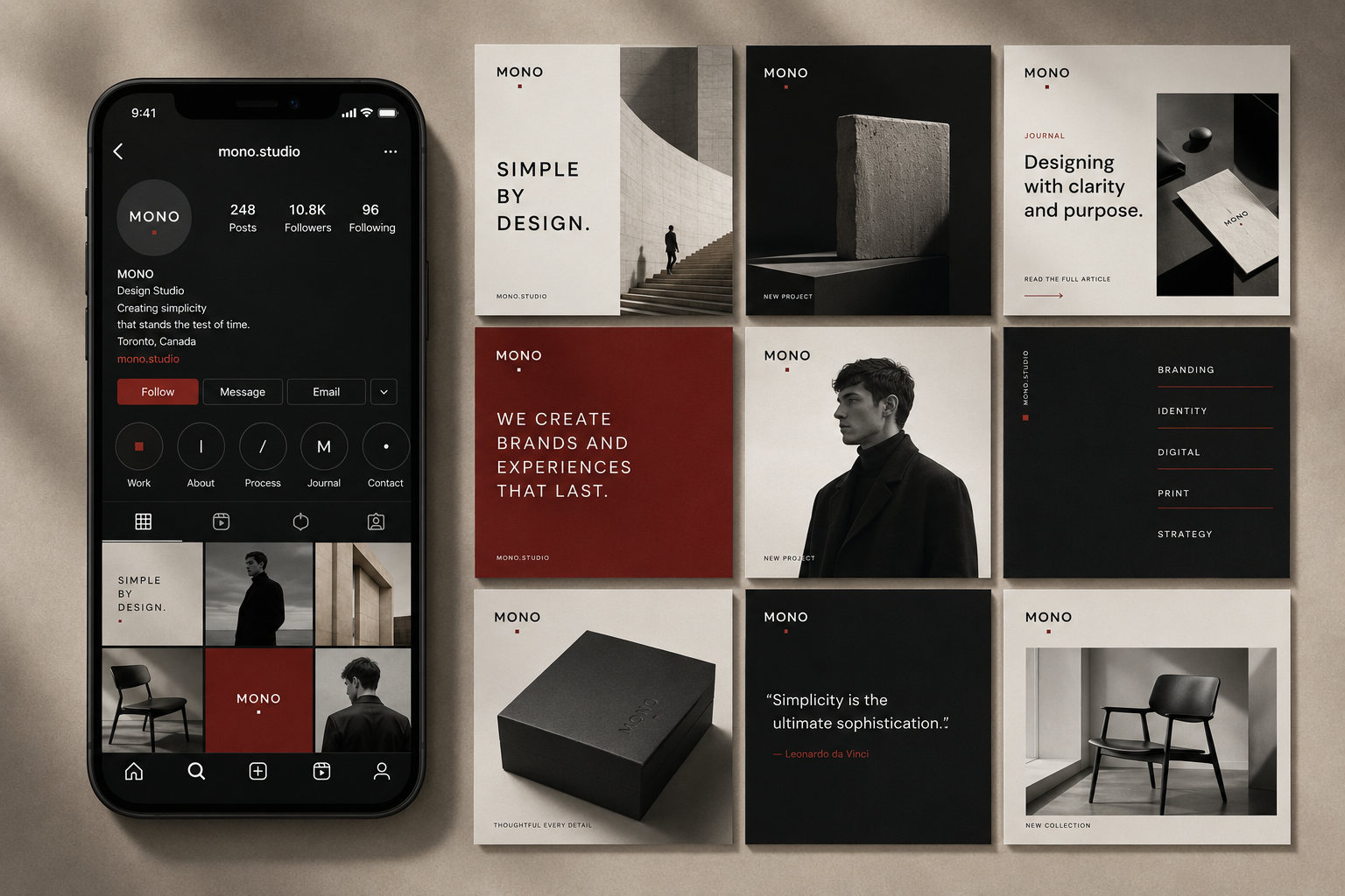 MONO social media