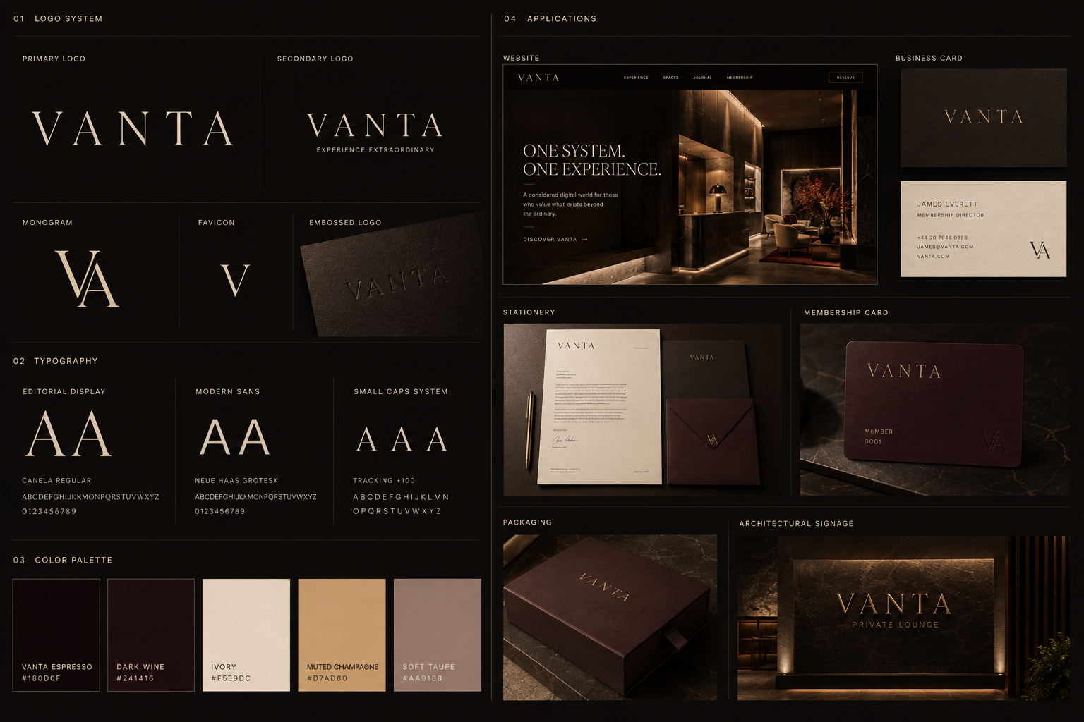 VANTA brand guidelines
