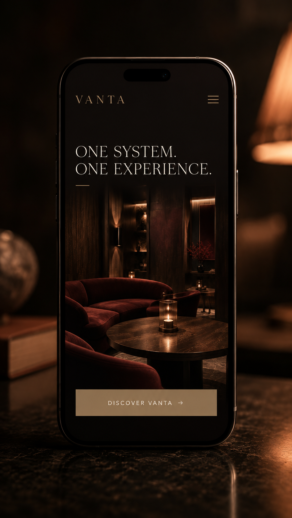 VANTA mobile experience