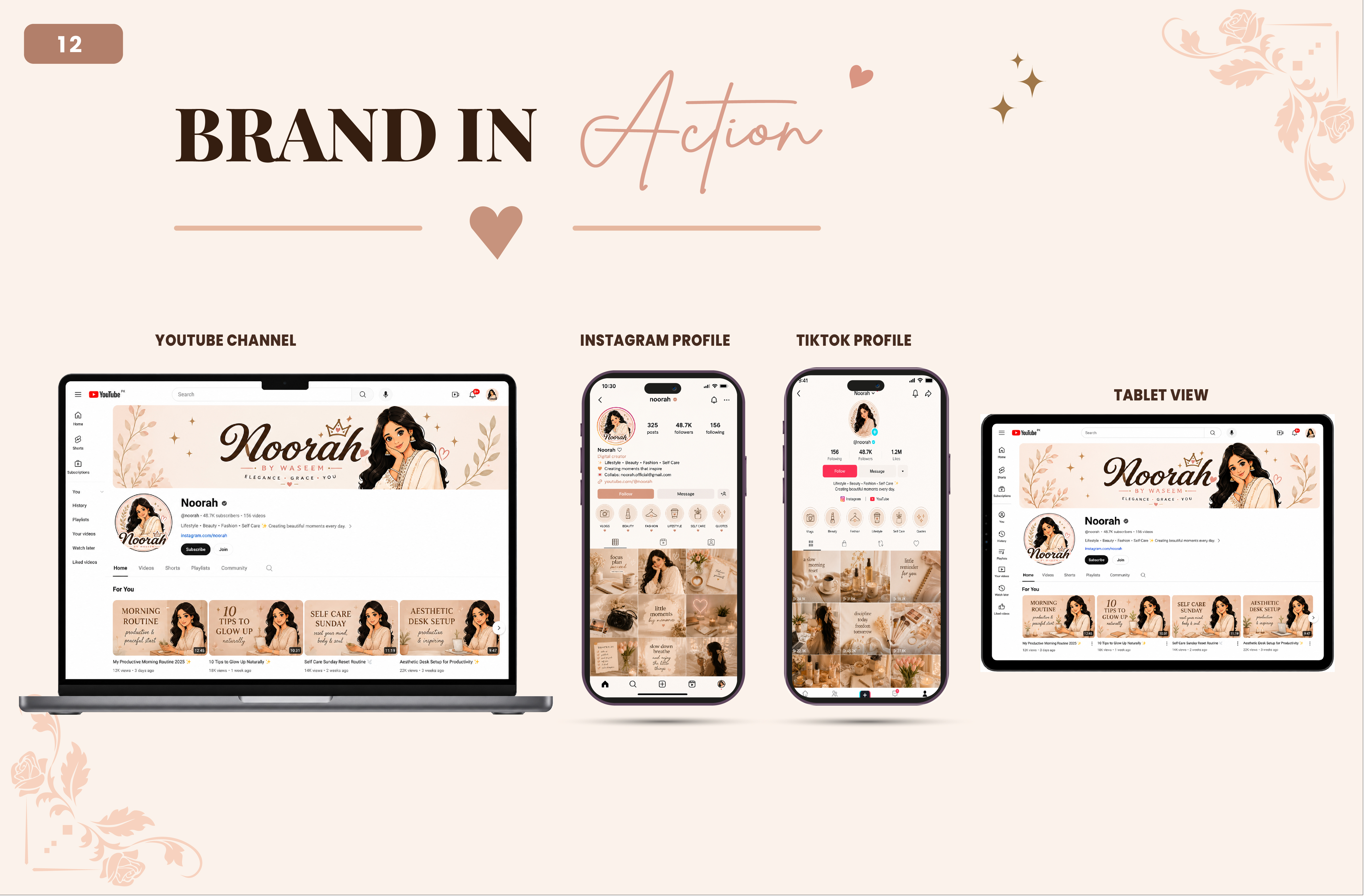 NOORAH brand in action