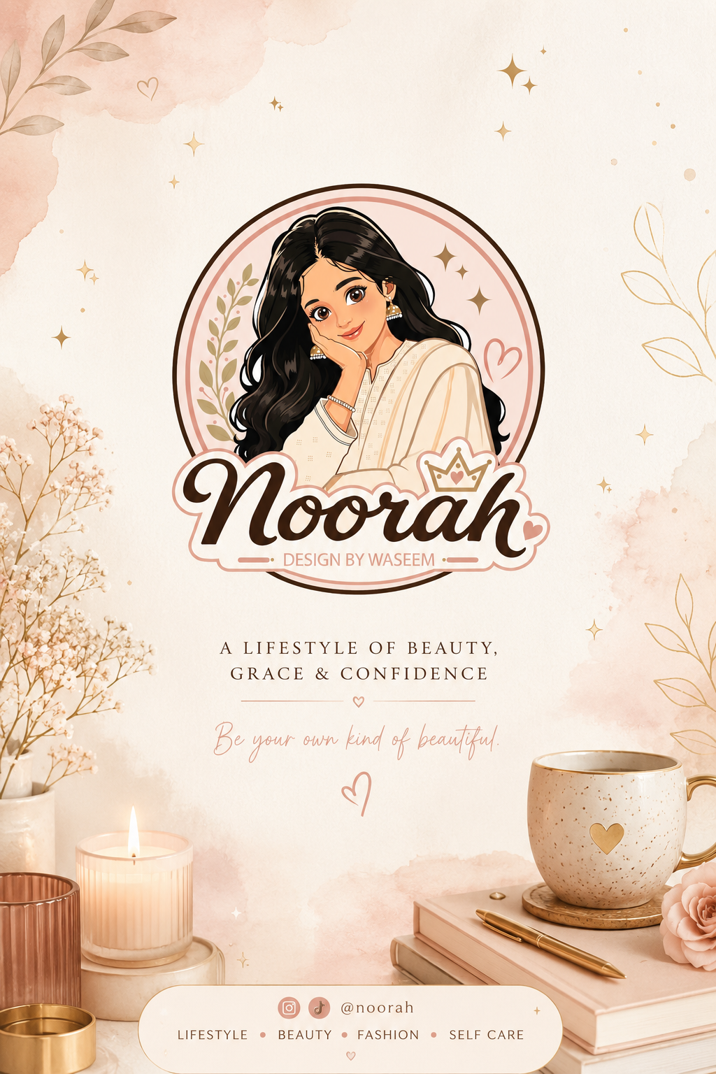 NOORAH mascot brand identity cover