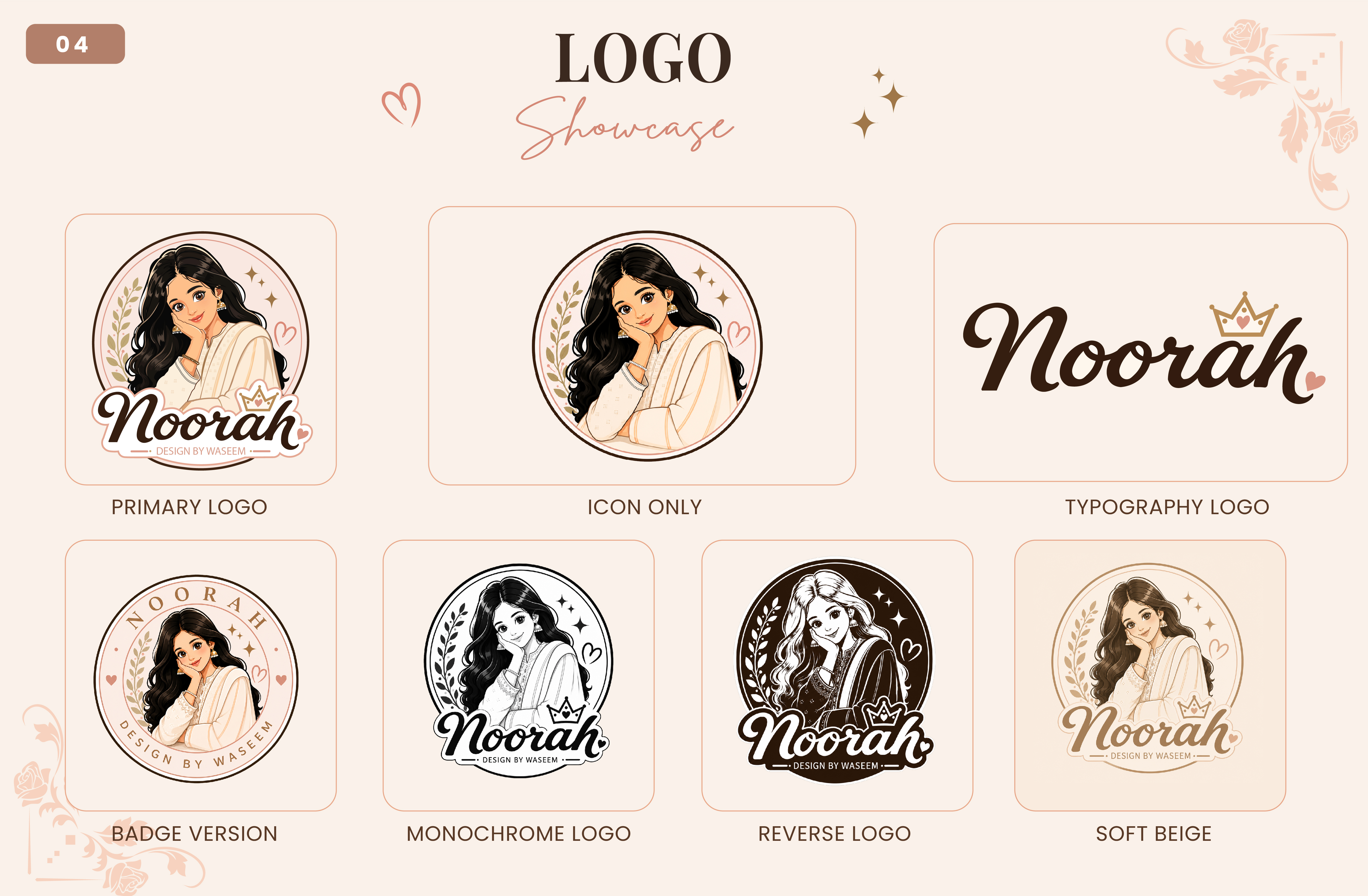 NOORAH logo showcase
