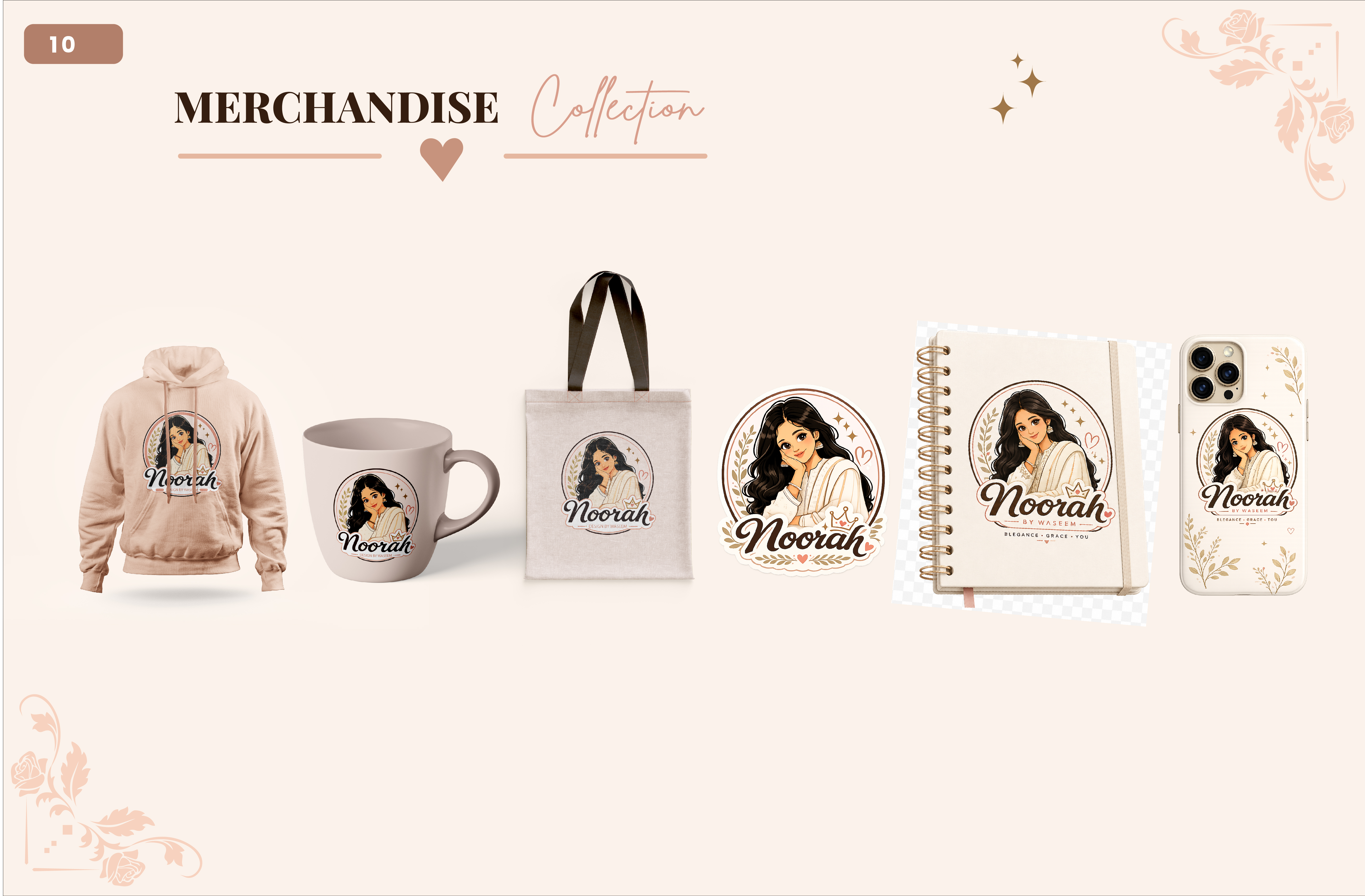 NOORAH merchandise collection