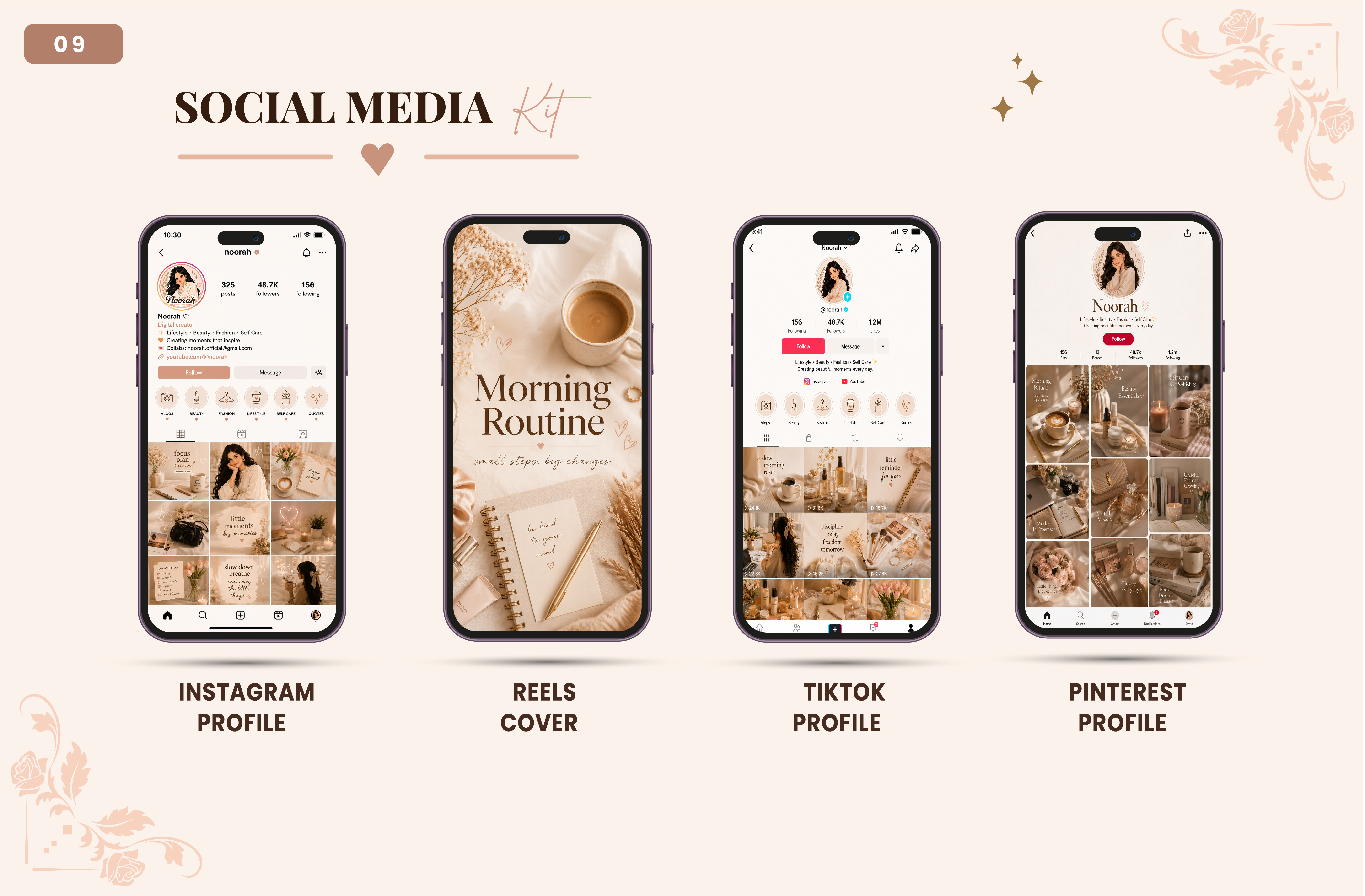 NOORAH social media kit
